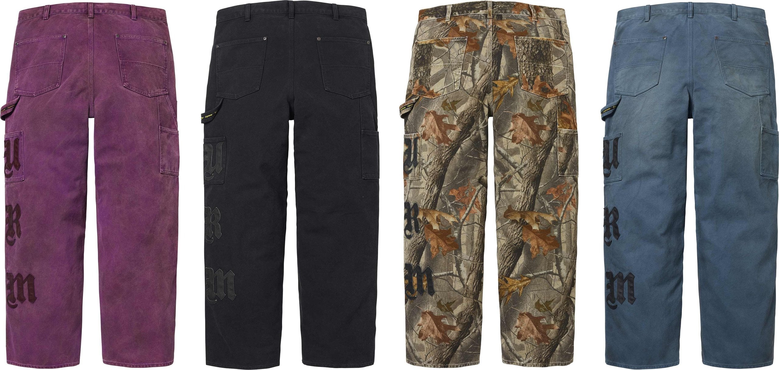 Leather Appliqué Double Knee Painter Pant